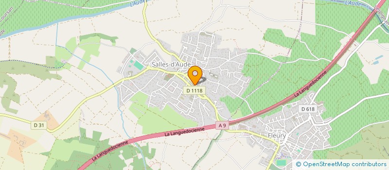 localisation de l'entreprise MONSIEUR OLIVIER PATRICE  SALLES-D'AUDE