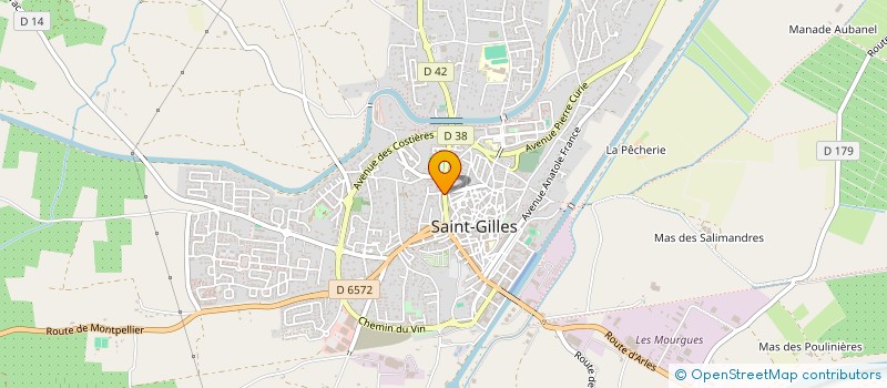 localisation de l'entreprise MONSIEUR OLIVIER PAUL à SAINT-GILLES