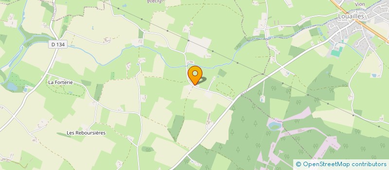 localisation de l'entreprise MONSIEUR OLIVIER PAUL  JUIGNE-SUR-SARTHE