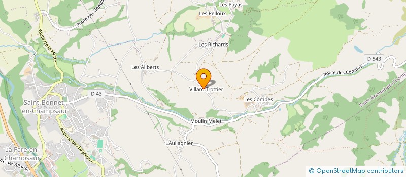 localisation de l'entreprise MONSIEUR OLIVIER PAULIAT  AUBESSAGNE