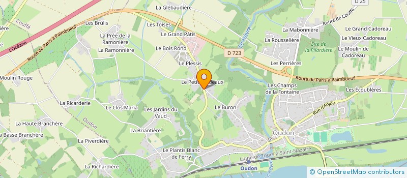 localisation de l'entreprise MONSIEUR OLIVIER PAUVERT à OUDON