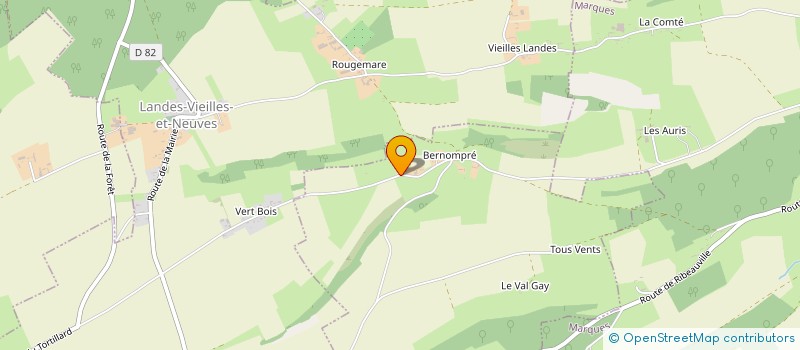 localisation de l'entreprise MONSIEUR OLIVIER PAUWELYN à LANDES-VIEILLES-ET-NEUVES