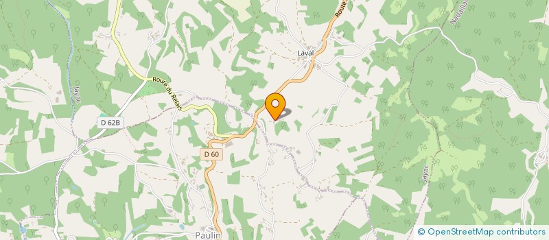 localisation de l'entreprise MONSIEUR OLIVIER PECOUYOUL  JAYAC