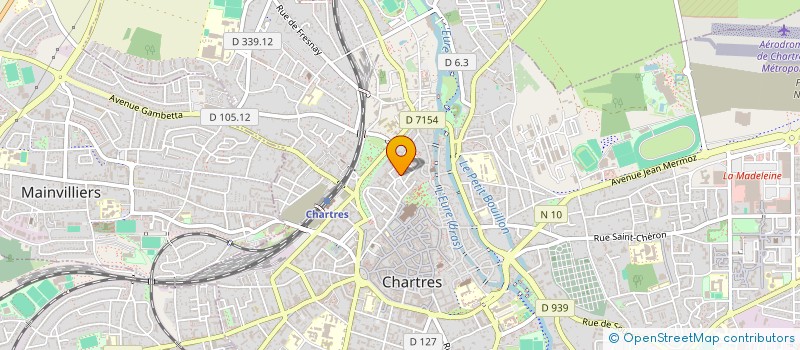 localisation de l'entreprise MONSIEUR OLIVIER PELAGE à CHARTRES