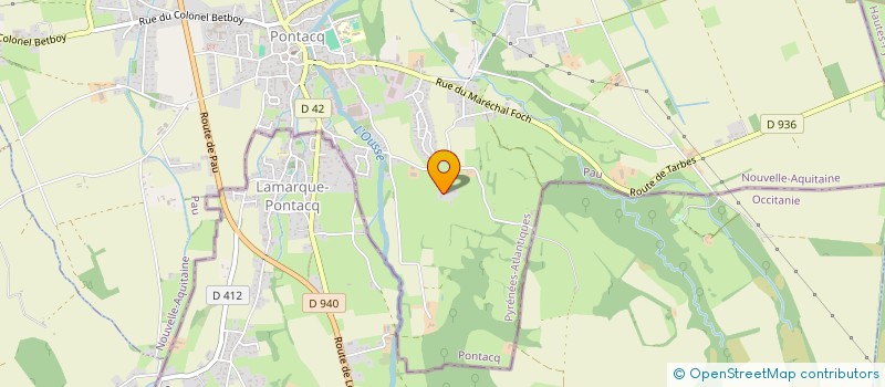 localisation de l'entreprise MONSIEUR OLIVIER PELAT  PONTACQ