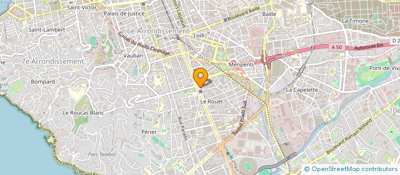 localisation de l'entreprise MONSIEUR OLIVIER PELLEGRINI à MARSEILLE