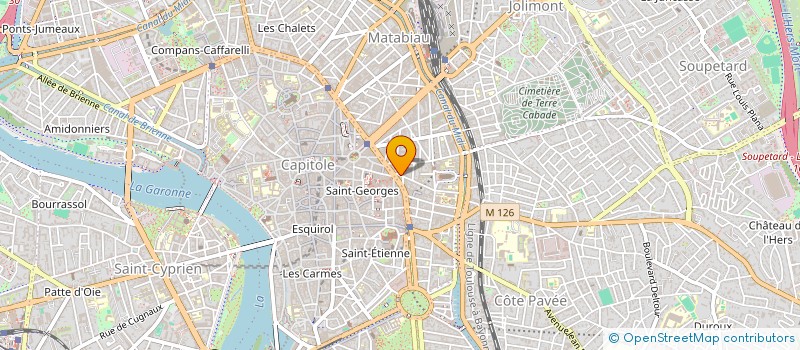 localisation de l'entreprise MONSIEUR OLIVIER PELLEGRY  TOULOUSE