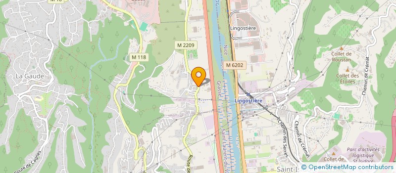 localisation de l'entreprise MONSIEUR OLIVIER PELLERIN  LA GAUDE