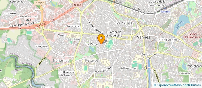 localisation de l'entreprise MONSIEUR OLIVIER PELLETAN à VANNES