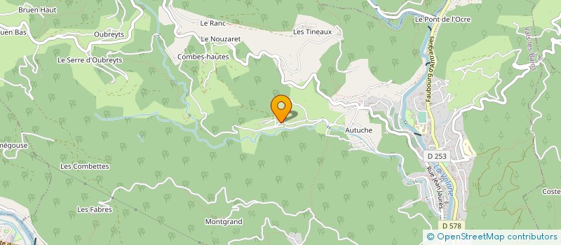 localisation de l'entreprise MONSIEUR OLIVIER PELLICI  VESSEAUX