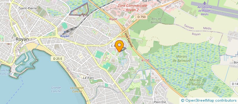 localisation de l'entreprise MONSIEUR OLIVIER PELTIER  ROYAN