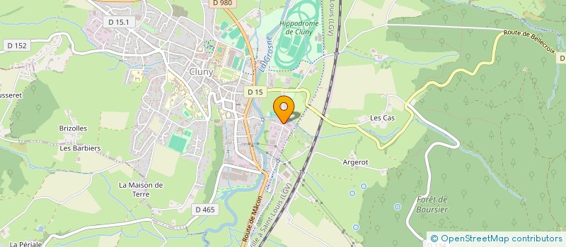 localisation de l'entreprise MONSIEUR OLIVIER PENET  CLUNY