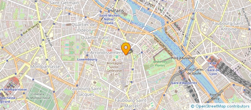 localisation de l'entreprise MONSIEUR OLIVIER PENINGAULT à PARIS