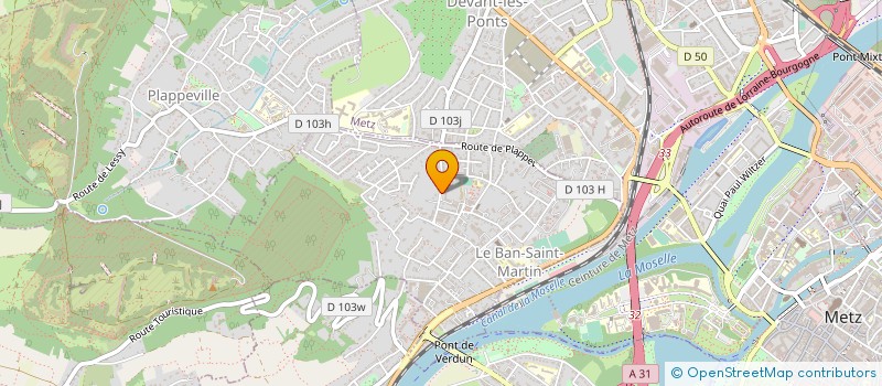 localisation de l'entreprise MONSIEUR OLIVIER PENOT  LE BAN-SAINT-MARTIN