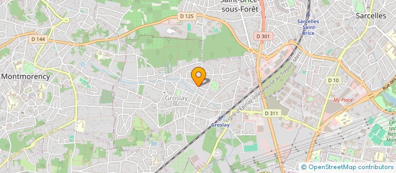 localisation de l'entreprise MONSIEUR OLIVIER PEREIRA  GROSLAY