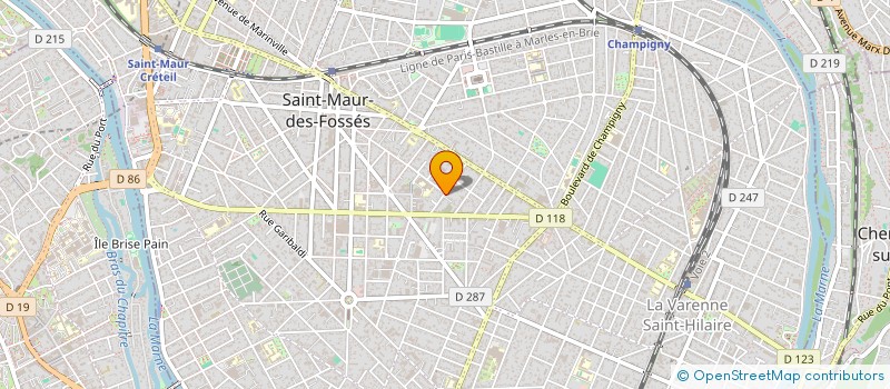 localisation de l'entreprise MONSIEUR OLIVIER PEREIRA ROSA à SAINT-MAUR-DES-FOSSES