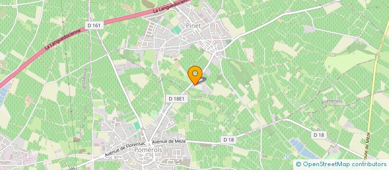 localisation de l'entreprise MONSIEUR OLIVIER PEREZ  PINET