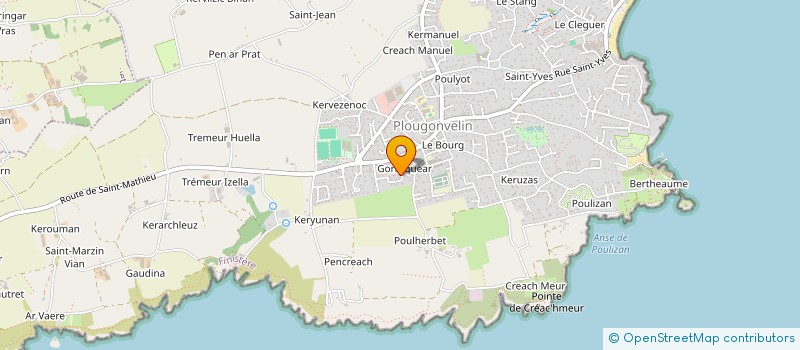 localisation de l'entreprise MONSIEUR OLIVIER PERHIRIN  PLOUGONVELIN