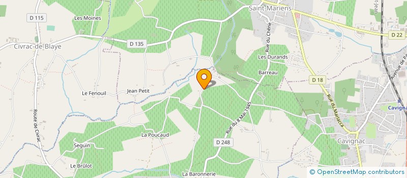 localisation de l'entreprise MONSIEUR OLIVIER PERI  CEZAC