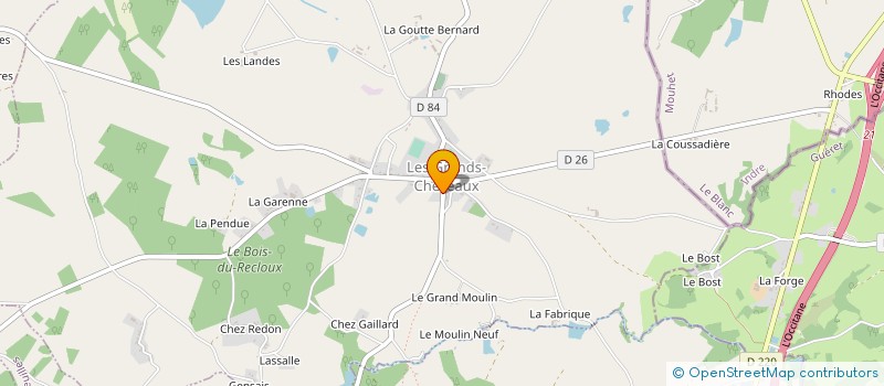 localisation de l'entreprise MONSIEUR OLIVIER PERICAUD à ARNAC-LA-POSTE