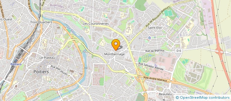 localisation de l'entreprise MONSIEUR OLIVIER PERIVIER  POITIERS