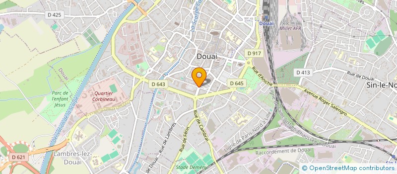 localisation de l'entreprise MONSIEUR OLIVIER PERLOTTI à DOUAI