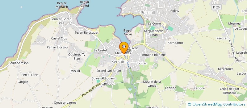 localisation de l'entreprise MONSIEUR OLIVIER PERNOT DU BREUIL à LANDUNVEZ