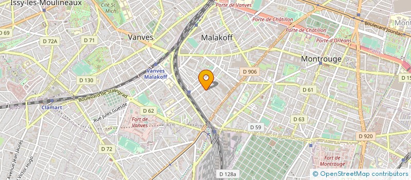 localisation de l'entreprise MONSIEUR OLIVIER PERRAULT à MALAKOFF