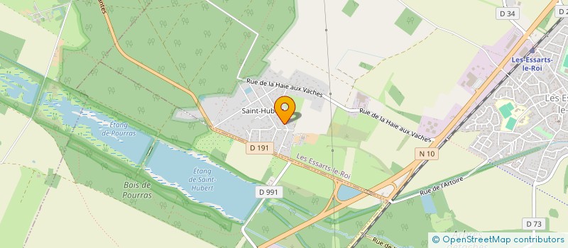 localisation de l'entreprise MONSIEUR OLIVIER PERRAULT  LES ESSARTS-LE-ROI