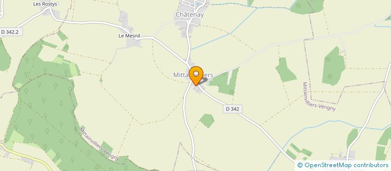 localisation de l'entreprise MONSIEUR OLIVIER PERRET à MITTAINVILLIERS-VERIGNY