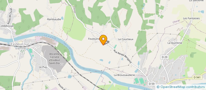localisation de l'entreprise MONSIEUR OLIVIER PERRIERE à CHIRAC