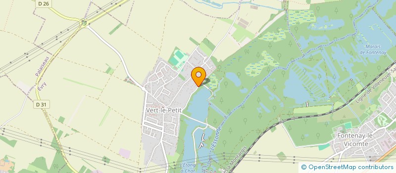 localisation de l'entreprise MONSIEUR OLIVIER PERRIN  VERT-LE-PETIT