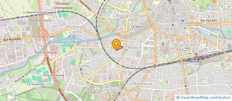 localisation de l'entreprise MONSIEUR OLIVIER PERRIN  RENNES