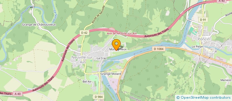 localisation de l'entreprise MONSIEUR OLIVIER PERRIN à NEUVILLE-SUR-AIN