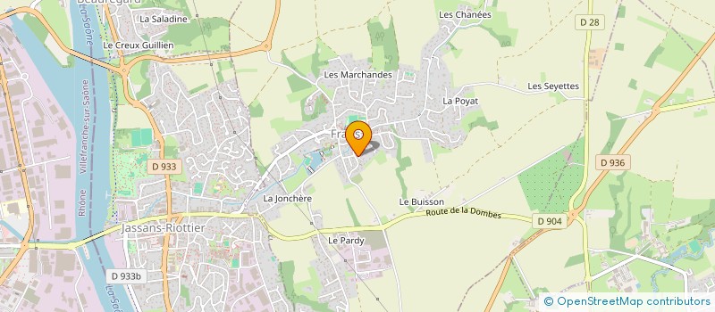 localisation de l'entreprise MONSIEUR OLIVIER PERRIN  FRANS