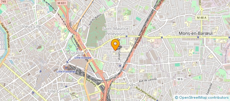 localisation de l'entreprise MONSIEUR OLIVIER PERRIQUET à LILLE