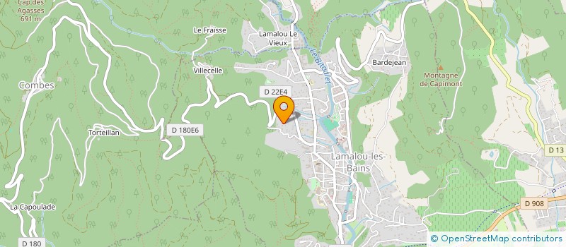 localisation de l'entreprise MONSIEUR OLIVIER PESEUX  LAMALOU-LES-BAINS