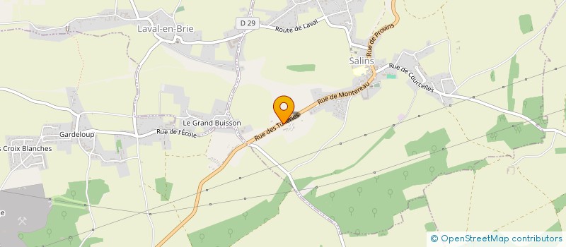 localisation de l'entreprise MONSIEUR OLIVIER PESLOUX  SALINS