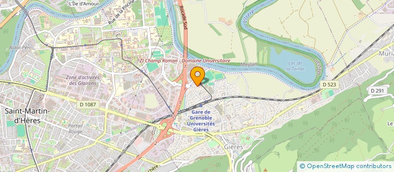 localisation de l'entreprise MONSIEUR OLIVIER PESPEGA  GIERES