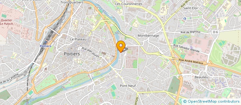 localisation de l'entreprise MONSIEUR OLIVIER PETIT à POITIERS