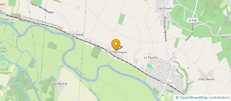 localisation de l'entreprise MONSIEUR OLIVIER PETIT  CHANIERS