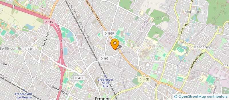 localisation de l'entreprise MONSIEUR OLIVIER PETIT à SAINT-PRIX