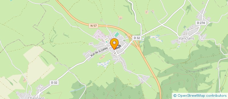 localisation de l'entreprise MONSIEUR OLIVIER PETON  VERNIERFONTAINE