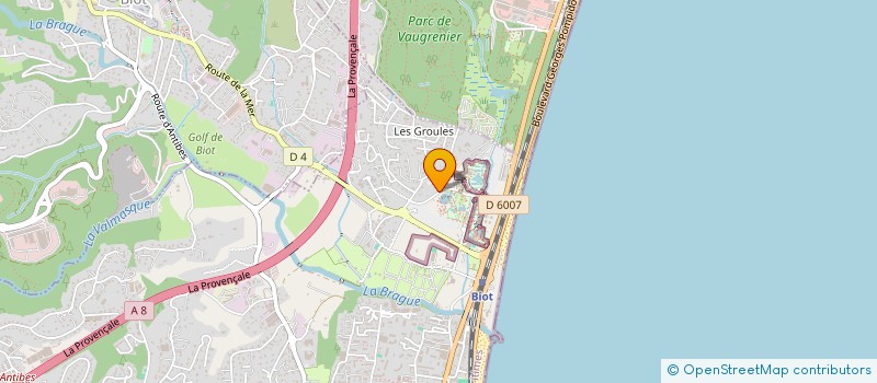 localisation de l'entreprise MONSIEUR OLIVIER PETTITI à ANTIBES