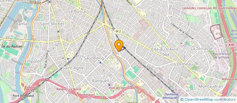 localisation de l'entreprise MONSIEUR OLIVIER PETTRE à TOULOUSE