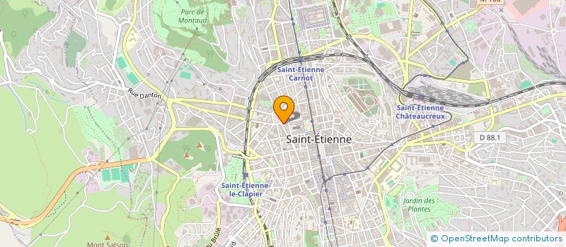 localisation de l'entreprise MONSIEUR OLIVIER PEYRICOT  SAINT-ETIENNE