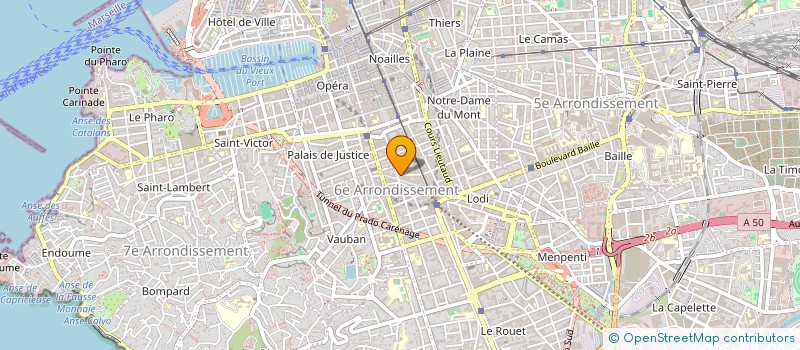 localisation de l'entreprise MONSIEUR OLIVIER PEZERON à MARSEILLE