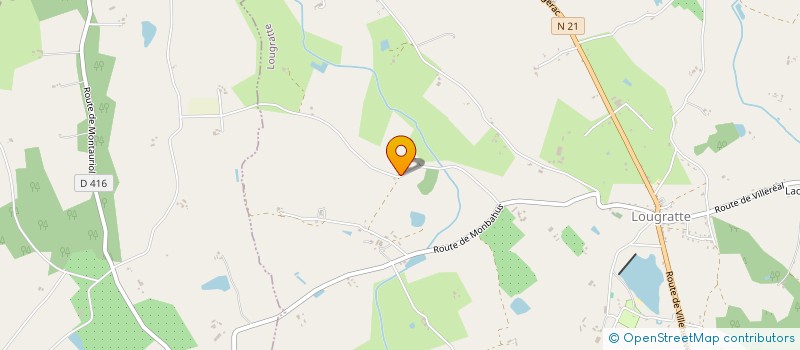 localisation de l'entreprise MONSIEUR OLIVIER PFLEGER  LOUGRATTE