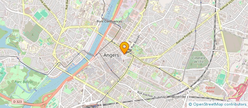 localisation de l'entreprise MONSIEUR OLIVIER PFLIGERSDORFFER à ANGERS