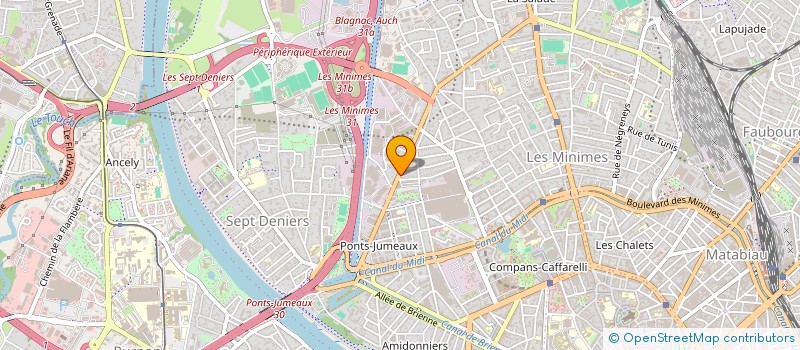 localisation de l'entreprise MONSIEUR OLIVIER PHILIPPE  TOULOUSE